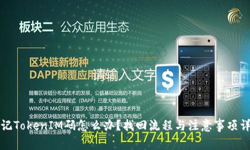 忘记TokenIM码怎么办？找回流程与注意事项详解