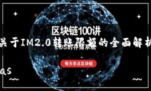 《关于IM2.0转账限额的全面解析》

bias