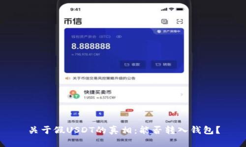 关于假USDT的真相：能否转入钱包？